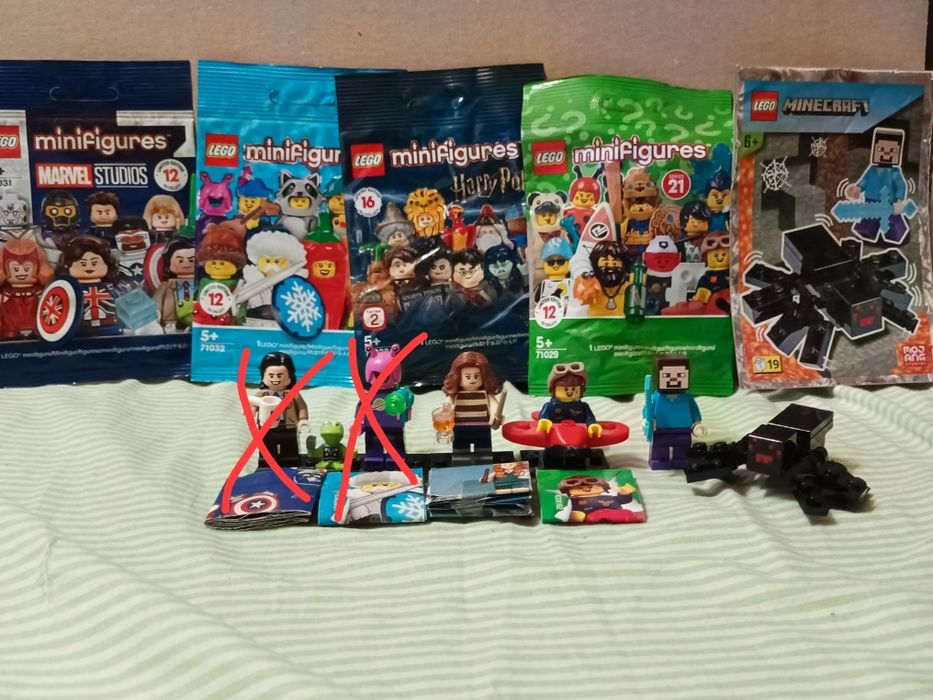 Минифигурки Lego Harry potter, Minecraft, series 21