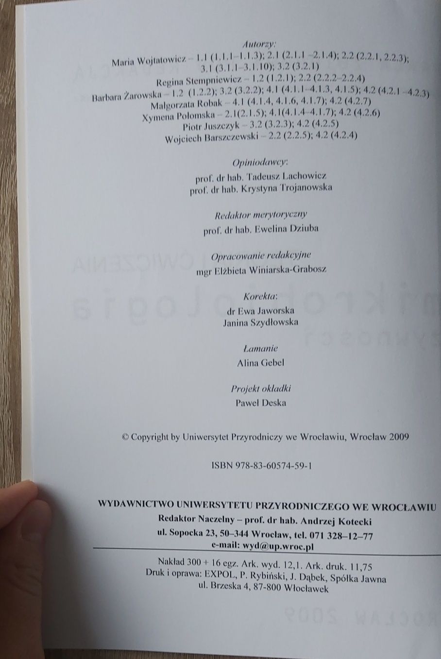 Mikrobiologia żywności (teoria i ćwiczenia)