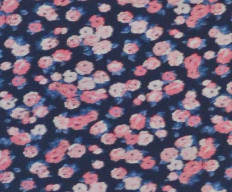 C&A crop top krótki t-shirt floral kwiatowy wzór XS