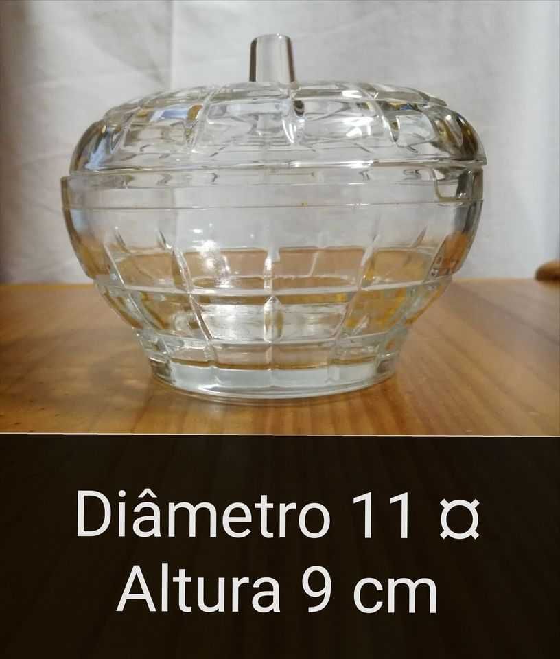 3 Caixas de cristal multiusos