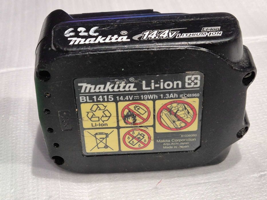Akumulator wkład do  wymiany Makita 14,4V BL1415 1,3Ah - 2,5Ah