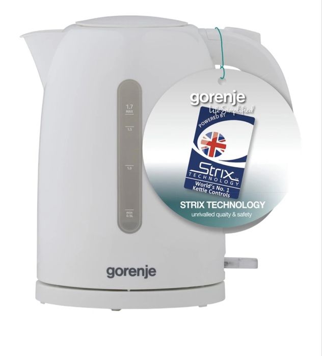 Електрочайник GORENJE K17W White (KEP1000-GS)