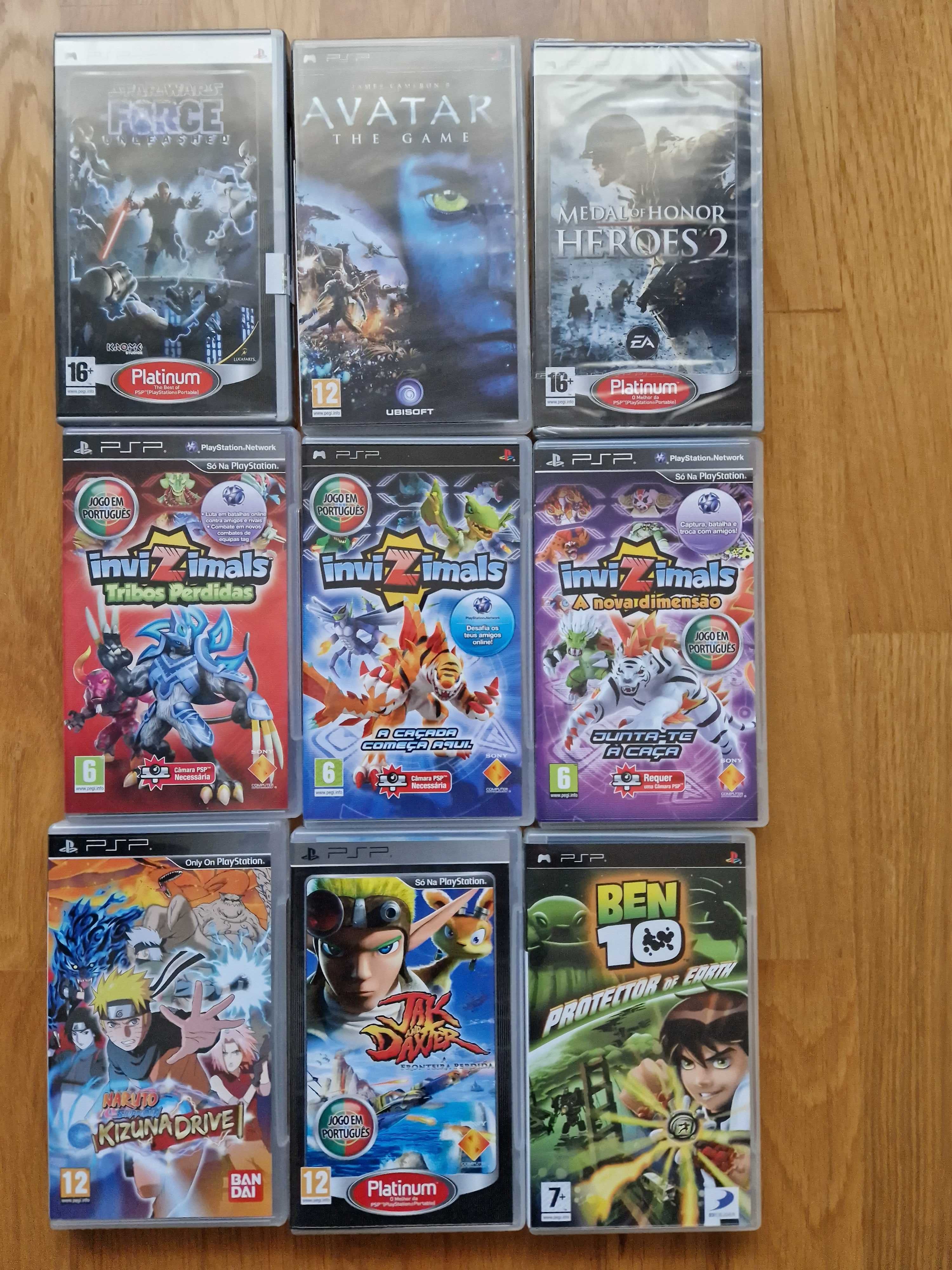 Jogos PSP sony originais