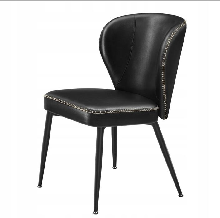 Krzesło do jadalni tapicerowane krzesło salonu kuchni ekoskóra