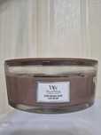 Аромасвічка WoodWick Stone Washed Suede Ellipse
