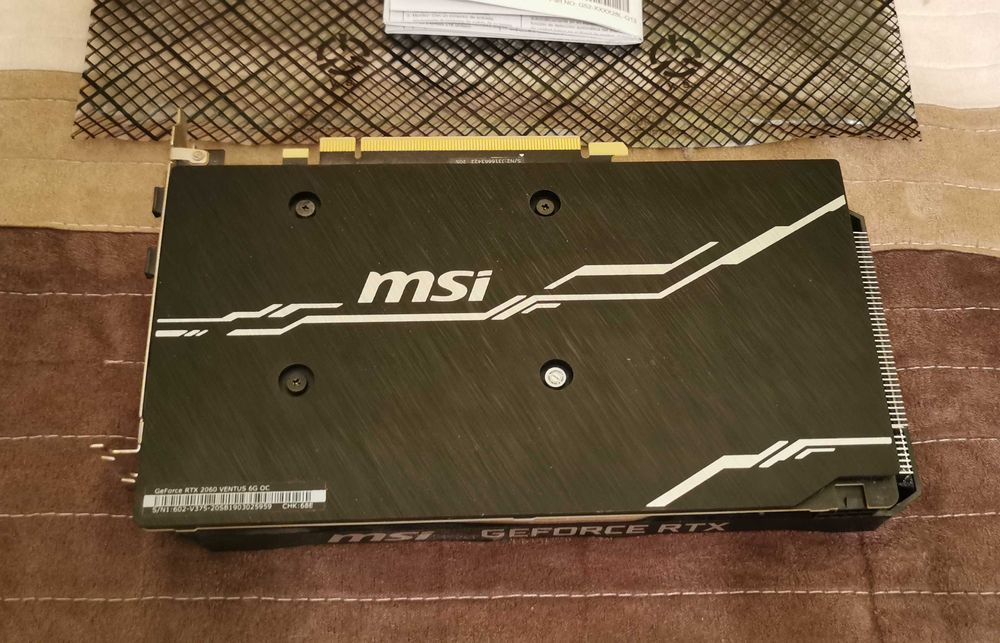 Karta graficzna MSI GeForce RTX 2060 VENTUS OC 6GB GDDR6 stan idealny