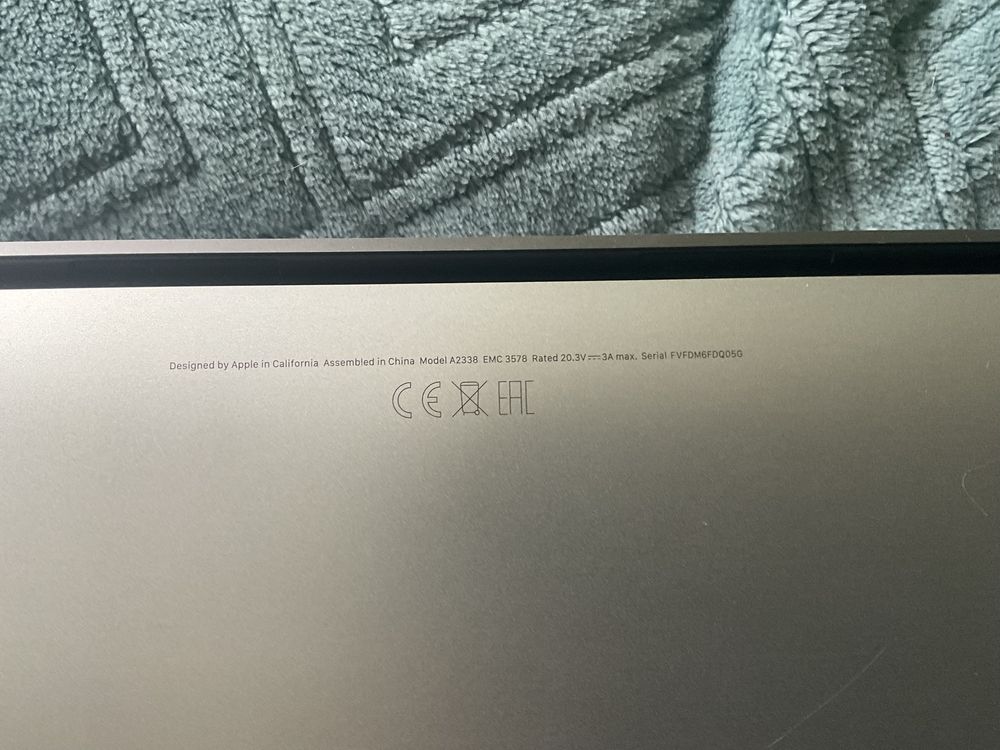 Macbook pro m1 a2338 2020