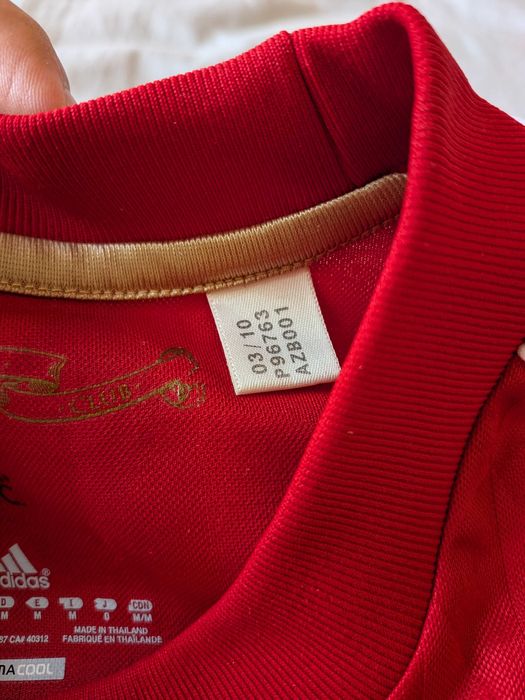 Camisola Liverpool Home 2010/12 - Gerrard Vintage Autêntica