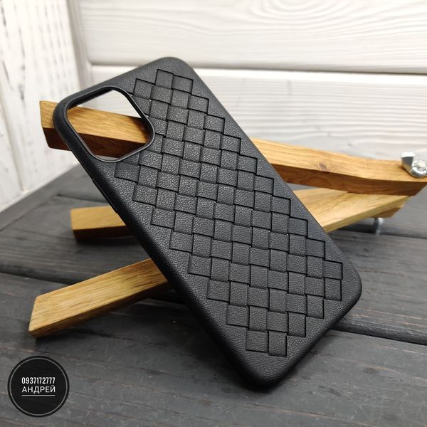 Чехол плетенка TPU на iPhone 11/ 11 Pro/ 11 Pro Max Не скользит. Чохол