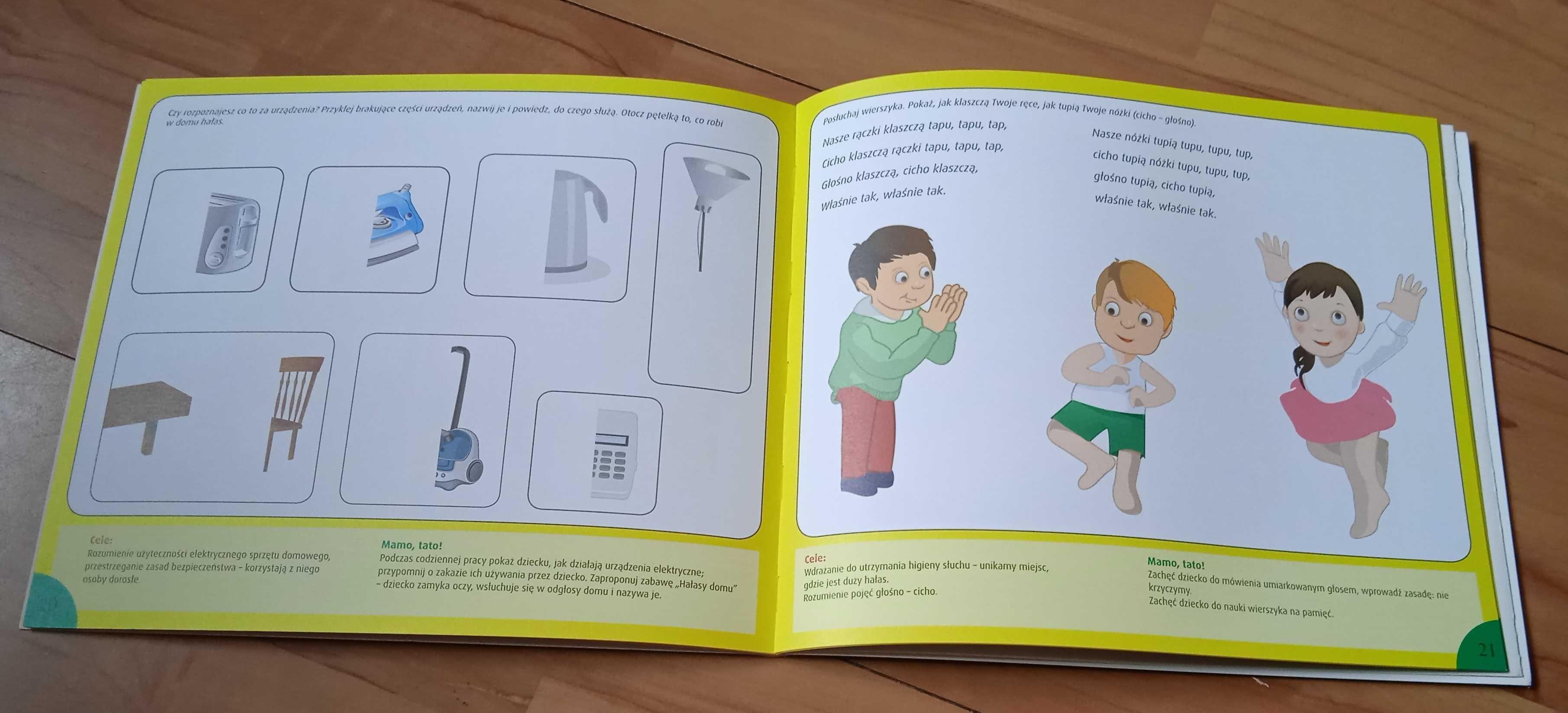 Domowa akademia przedszkolaka - książka + naklejki + wycinanka