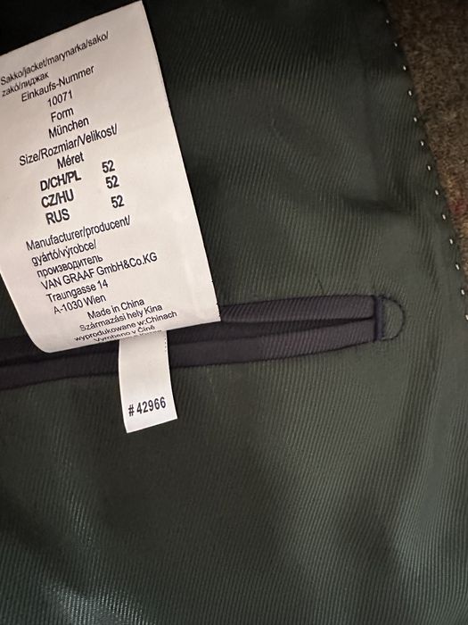 Marynarka z wełny Andrew James rozm. 52