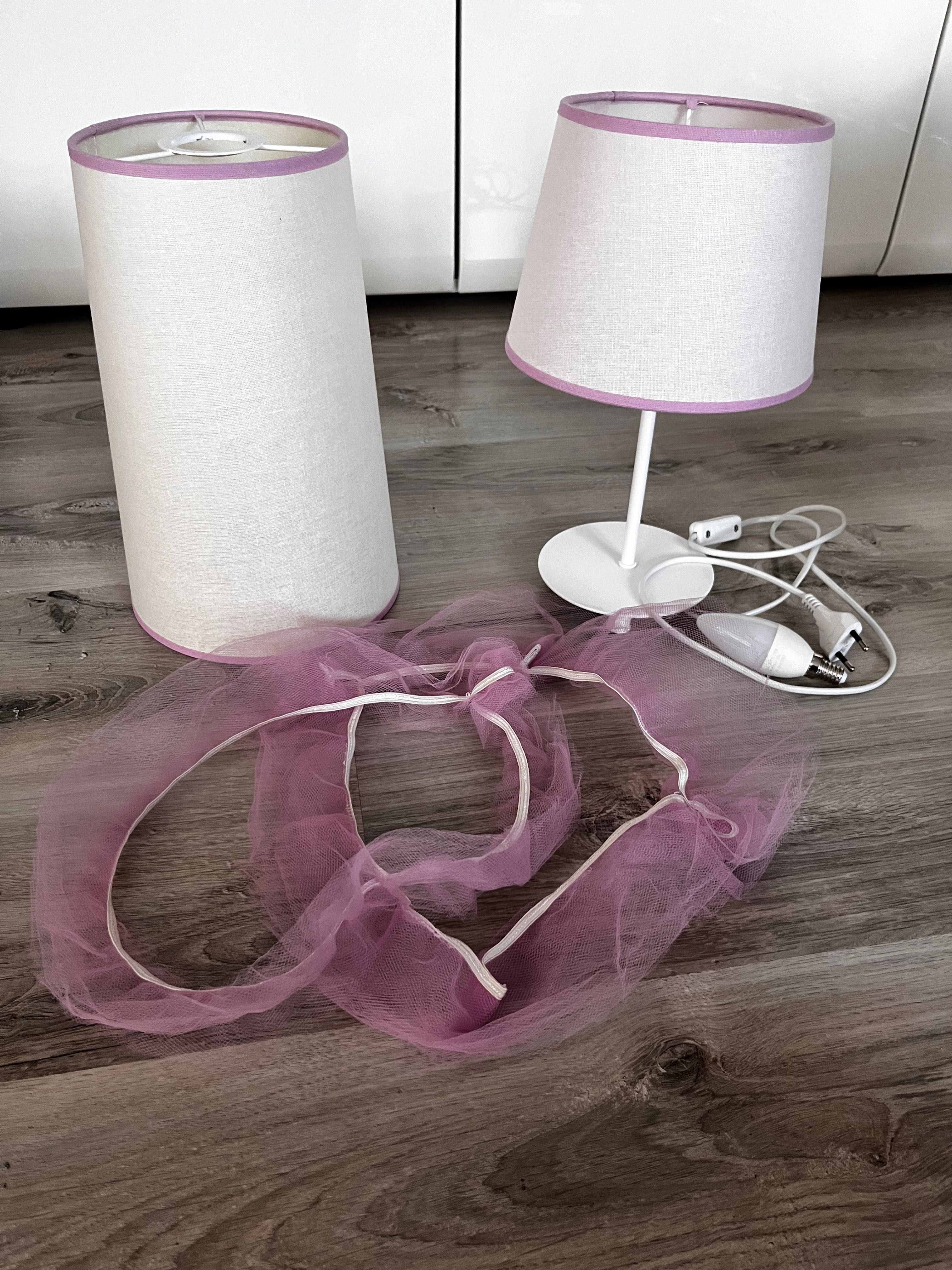 Lampka nocna dziecięca i klosz sufitowy komplet Castorama