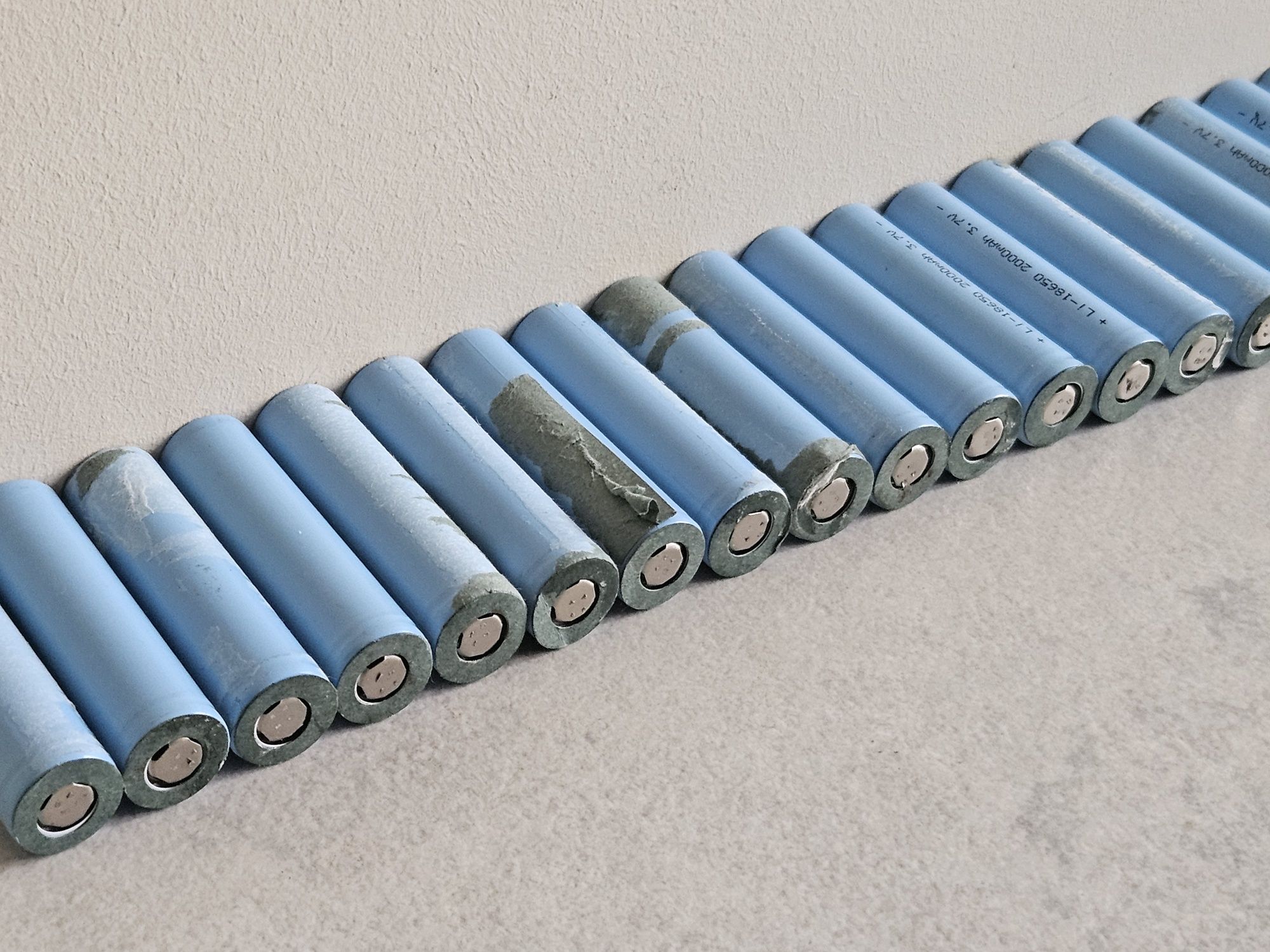 Bateria ogniwo 18650 – 20 sztuk, pojemność 2000mAh, w pełni sprawne!
