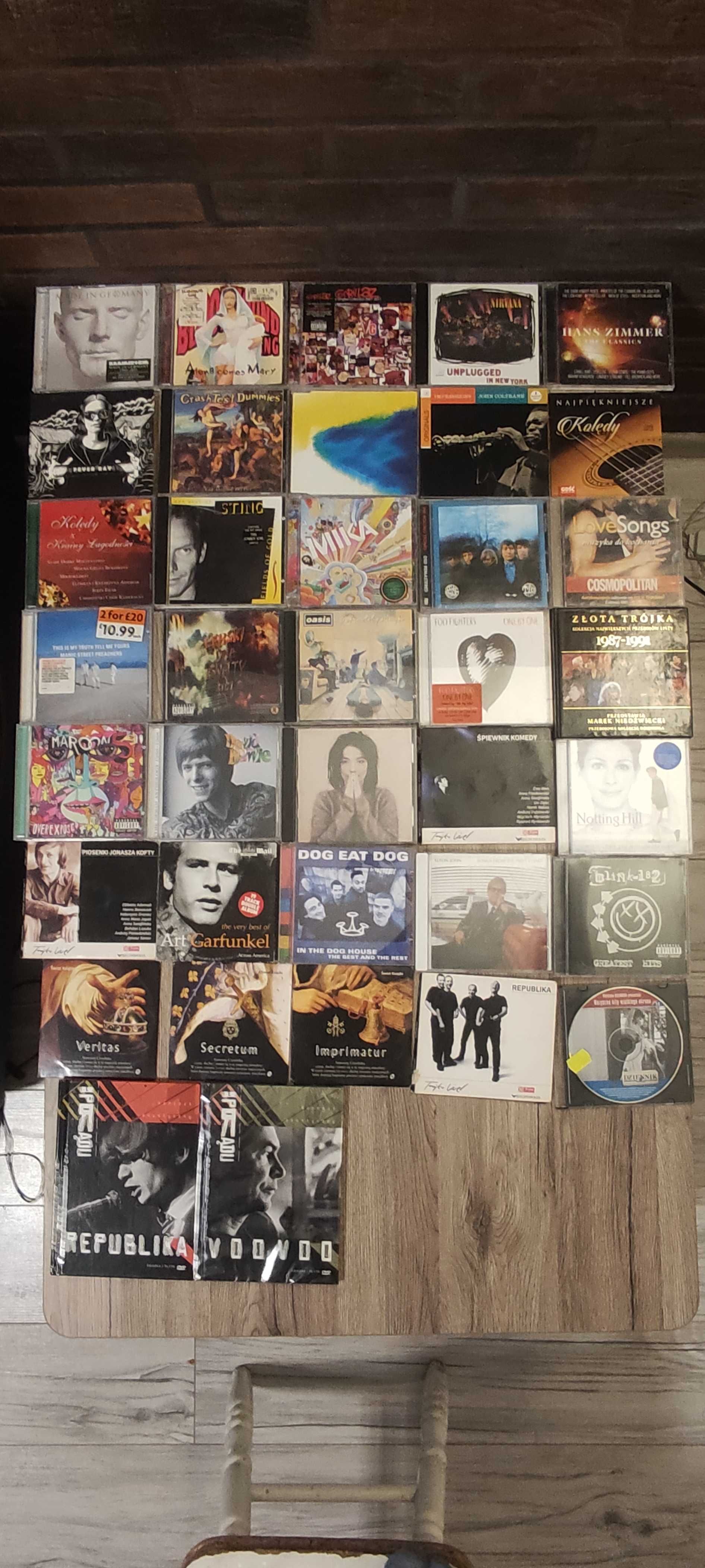 Bardzo duża kolekcja płyt CD (ponad 170 płyt), kilka unikatów