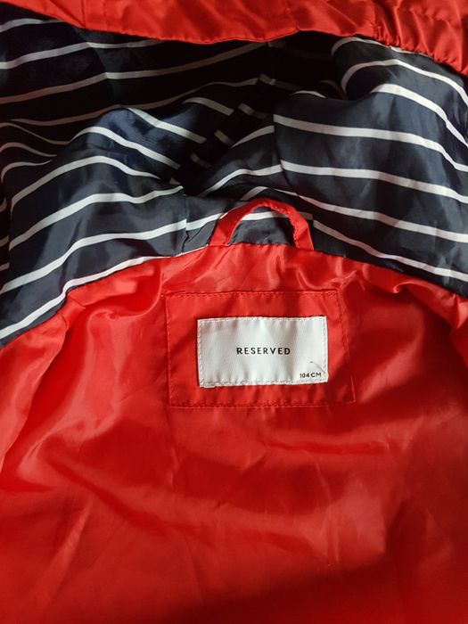 Kurtka wiatrówka 104 98 Reserved Kids cienka kurteczka z kapturem