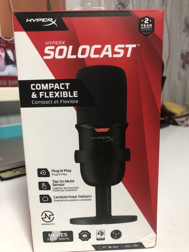 мікрофон HyperX SoloCast Новий