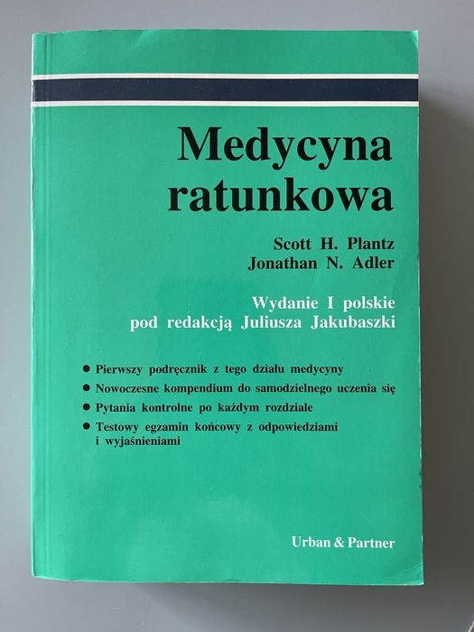 Książka „Medycyna ratunkowa” - Plantz, Adler