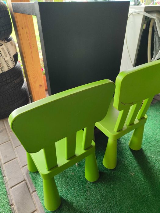 Krzesełka mamut zielone