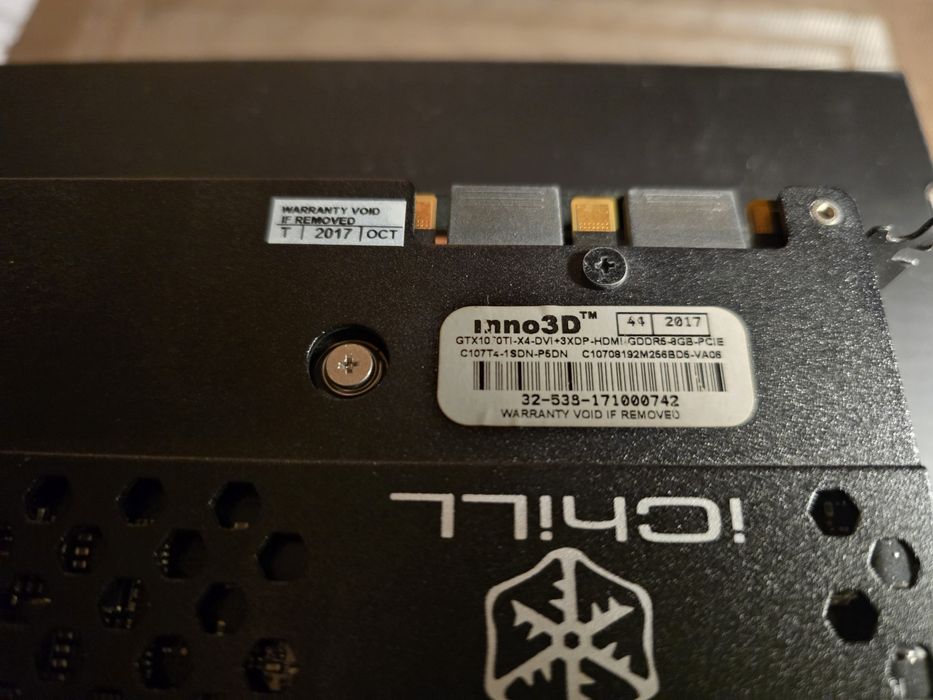 GTX 1070 Ti Karta Graficzna NVIDIA Inno3D iChill