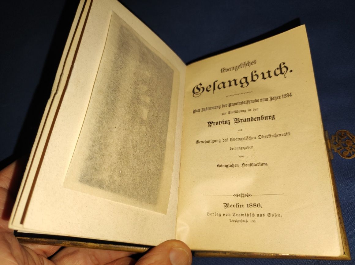 Piękny modlitewnik Niemcy 1870/86 zatrzask