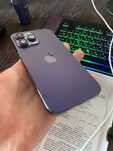 iphone 14 pro max 128gb deep purple (e-sim) neverlock b