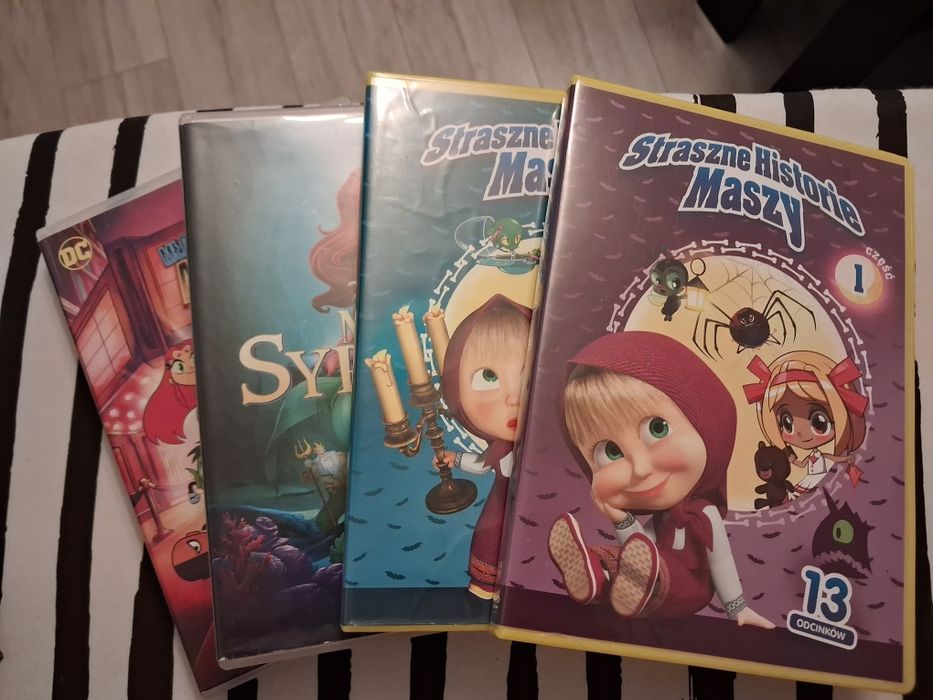 Płyty dvd różne bajki
