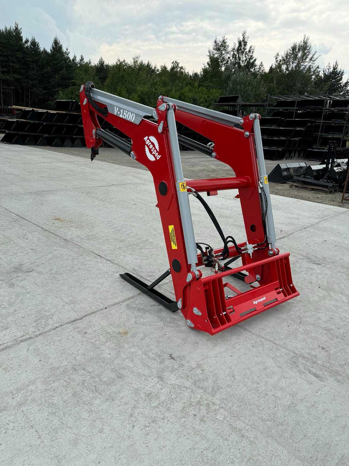 Ładowacz czołowy Agrosped model V 1500 Ursus Zetor MTZ montaż dostawa