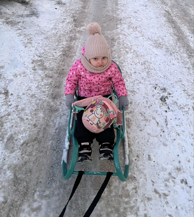 Зимова шапка та шарф/зимовий комплект на дівчинку