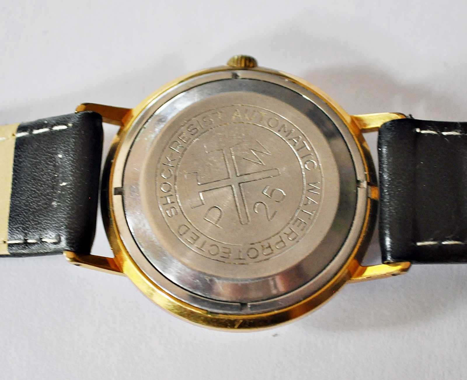 Złocony górniczy Poljot de Lux 29 kam, automat
