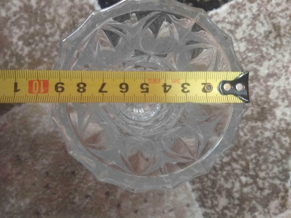 Ваза скло ( схоже на хрусталь)