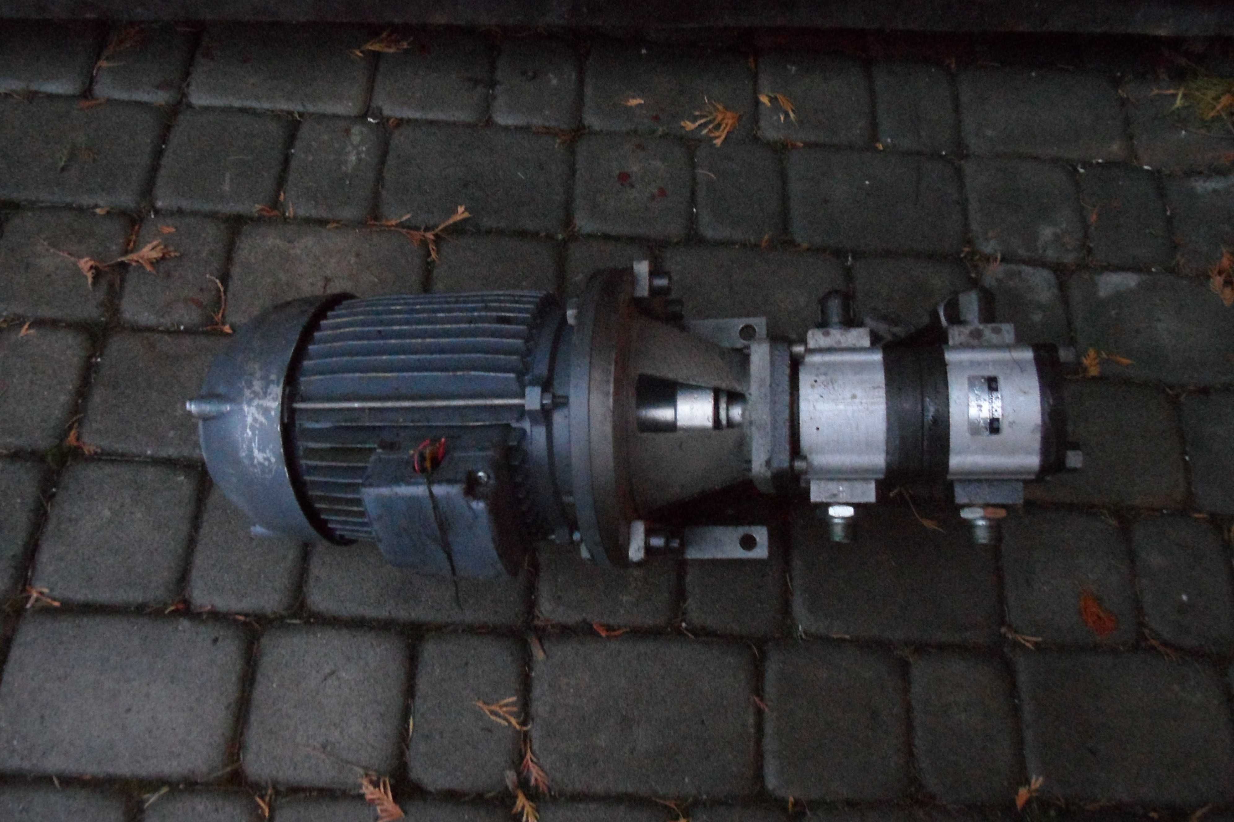 Pompa hydrauliczna z silnikiem kpl. Agregat hydrauliczny łuparka prasa