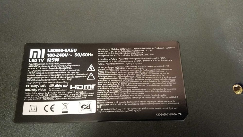 4K Телевізор 50" Xiaomi Mi TV P1 50