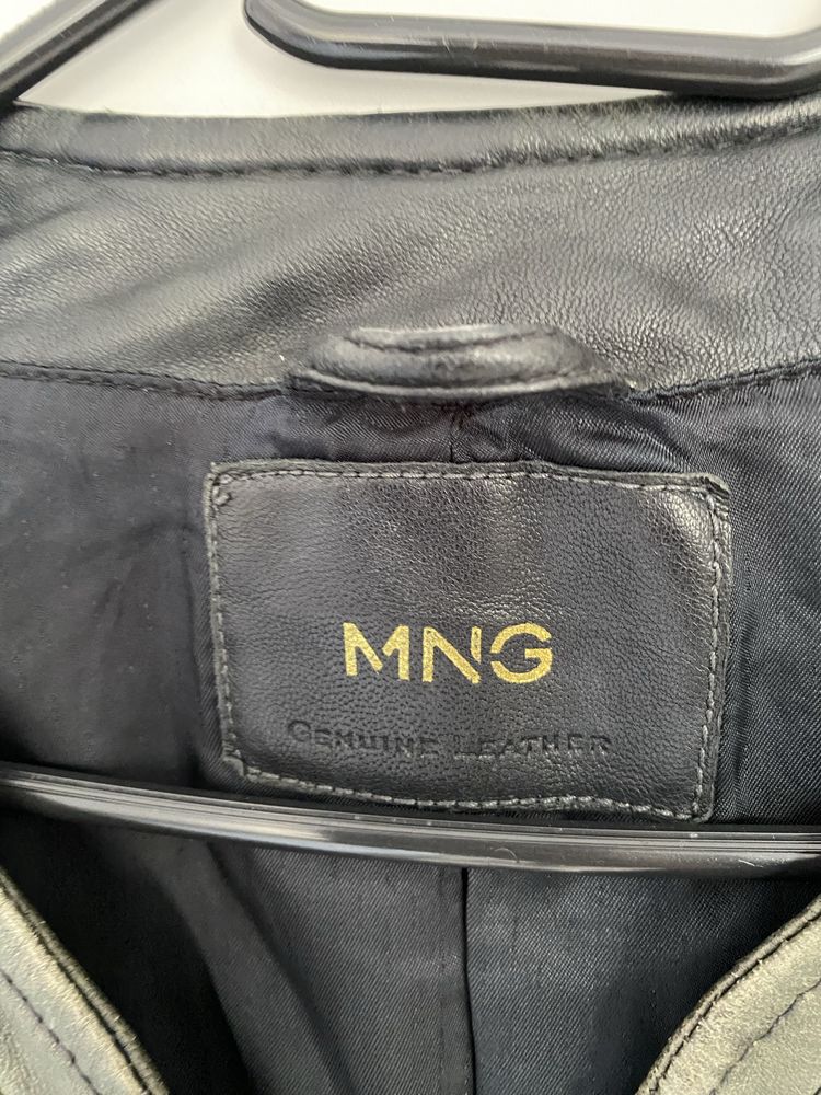 Kurtka skórzana damska Mango xs/s vintage