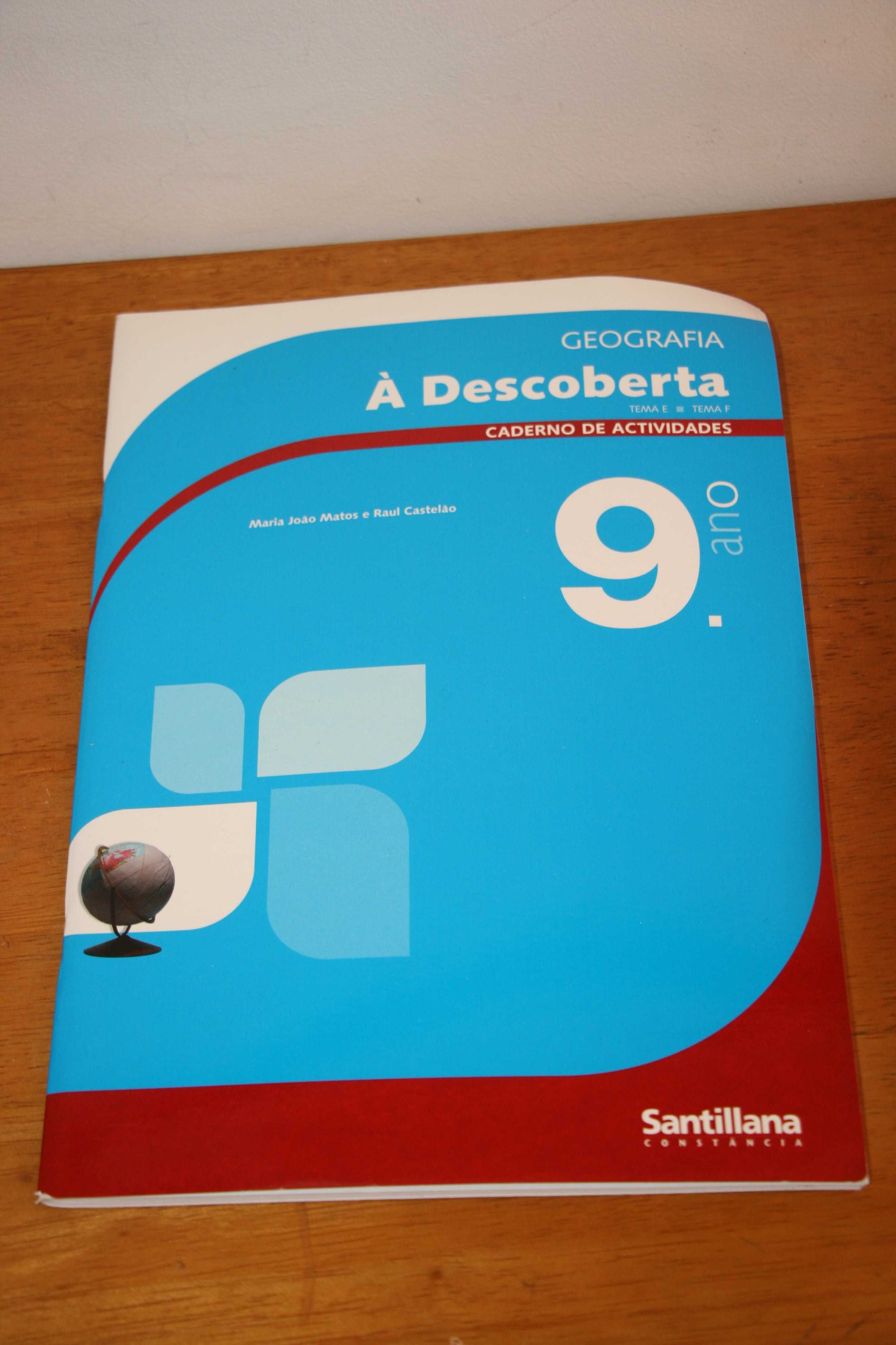 Manual + Caderno de Ativ. "À Descoberta" - Geografia 9º ano
