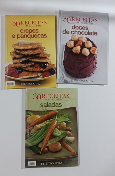 Livros "30 Receitas 30 Minutos"