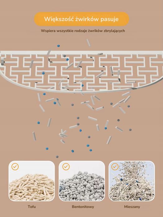 Samoczyszcząca automatyczna kuweta dla kota WIFI APLIKACJA KOSTOR NEKO