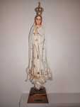 Estatueta Nossa Senhora de Fátima. (48,5cm)