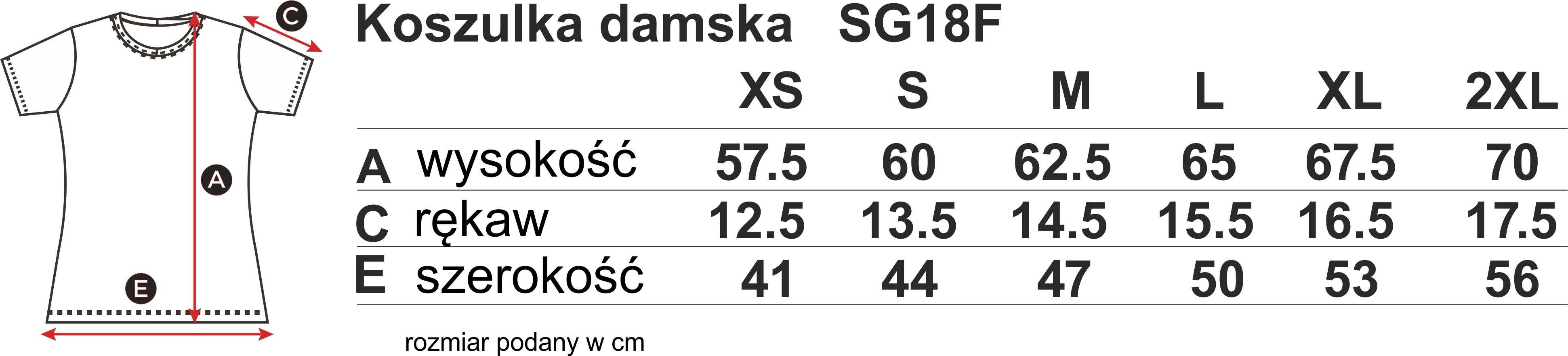 Koszulka damska SG granatowa S