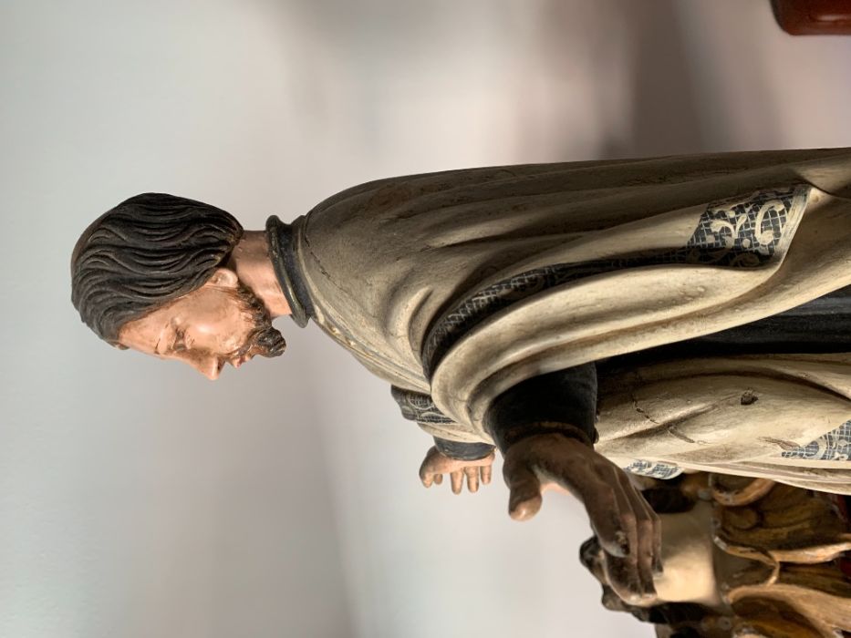 santo Inacio de Loyola/escultura arte sacra