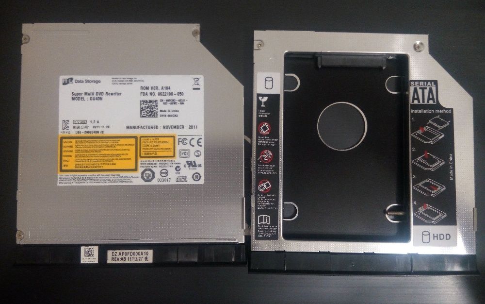 Optibay для Dell Latitude E6530, E6520, E6430, E6420, E6320, E6330