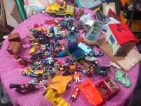 Grande lote de  legos  e playmobil