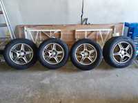 4 Jantes 5x112 com 4 pneus