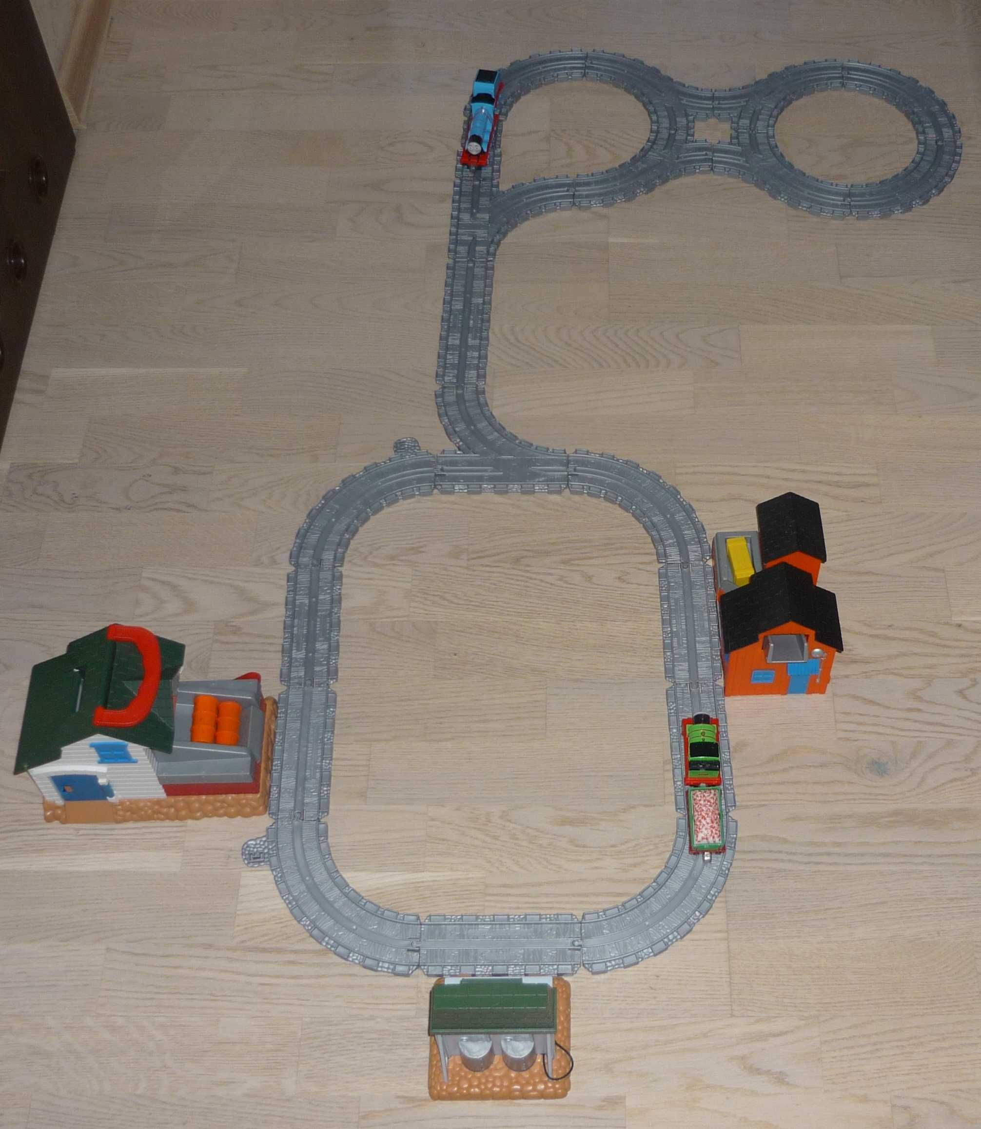 Tomek i przyjaciele Tory Lokomotywa Wagonik Budynek SODOR Załadownia