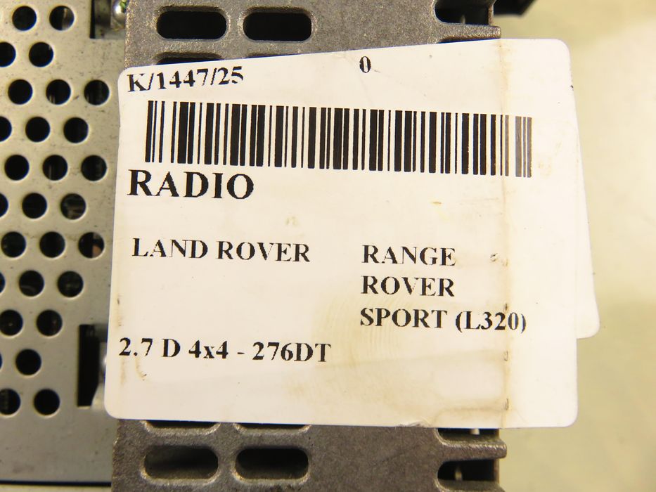 Radio Land Rover Range Rover Sport (l320) Vux500500