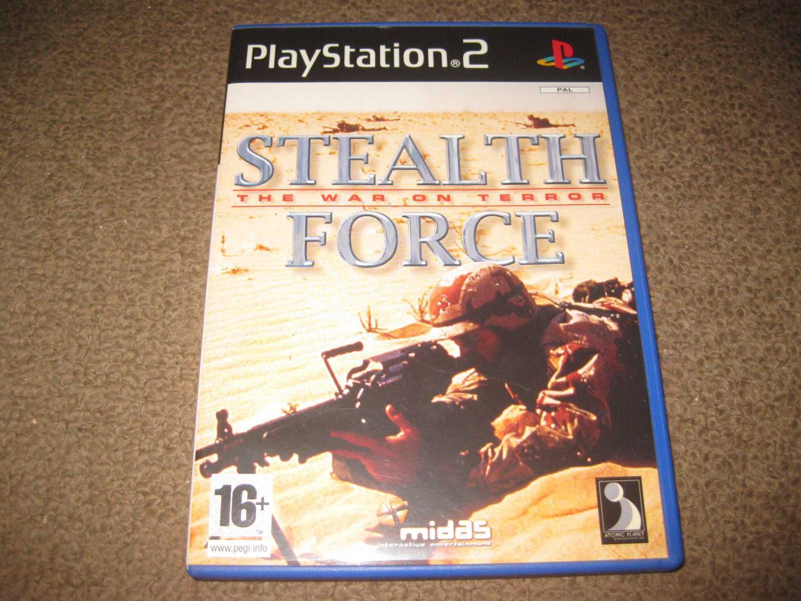 Jogo "Stealth Force: The War On Terror" para PS2/Completo!