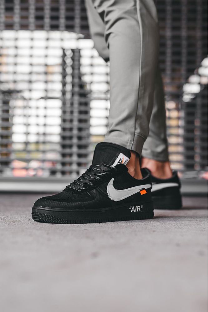 Buty Nike Air Force x Off White black