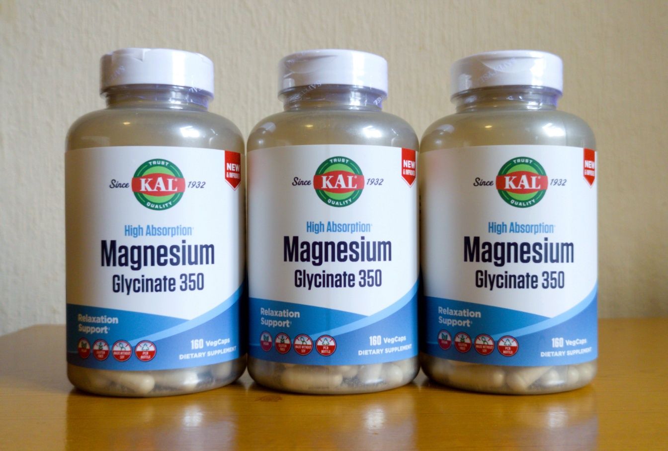 KAL, Глицинат Магния. Magnesium glycinate. 180 таблеток.