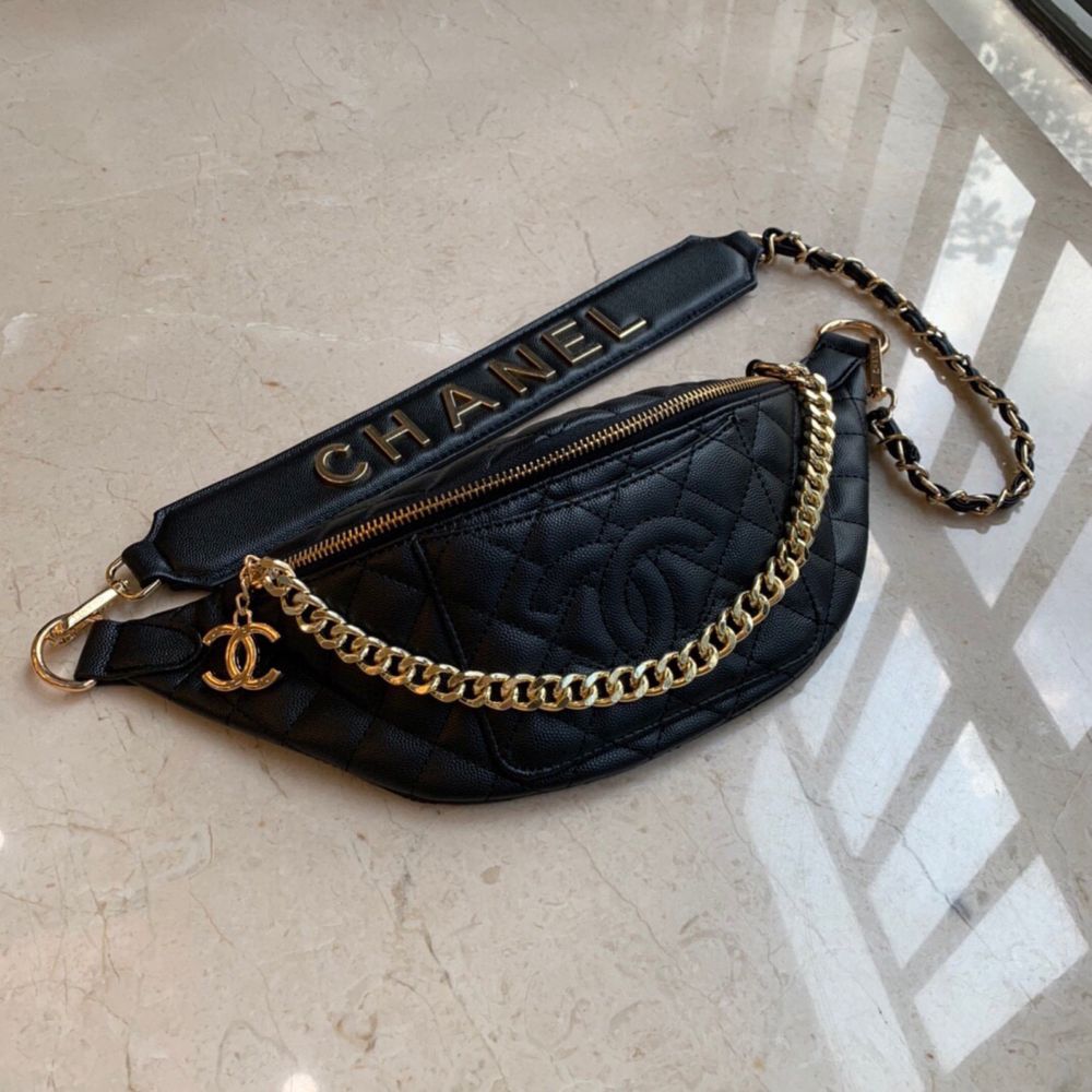 Сумка бананка vip gift. Упаковка пыльник chanel