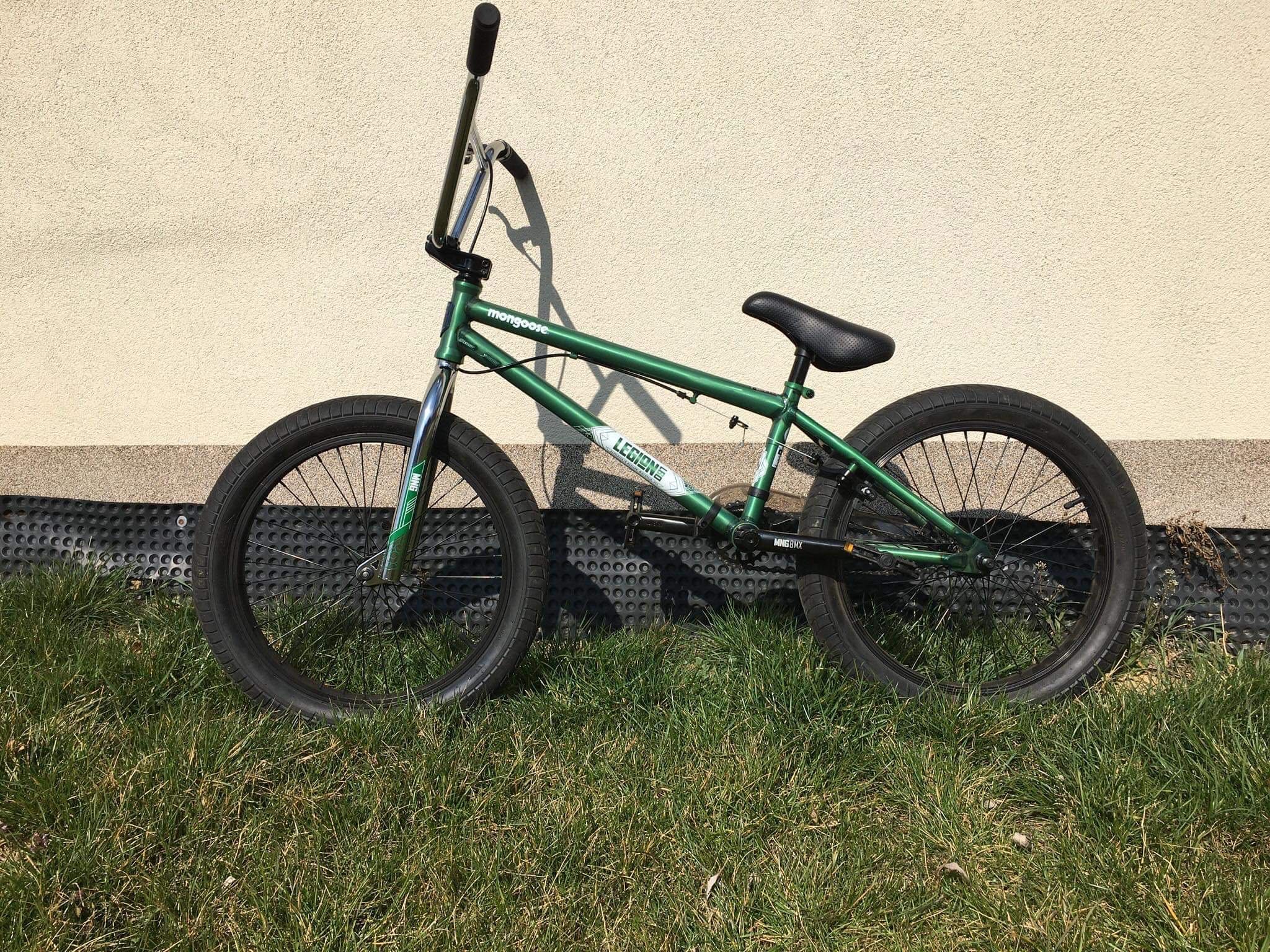 BMX rower wyczynowy zielony mongoose