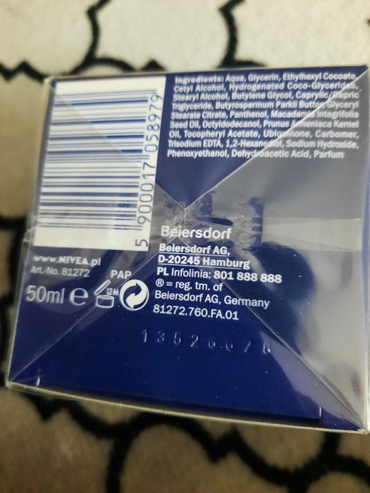 Nivea krem ujedrniajacy na noc 50+